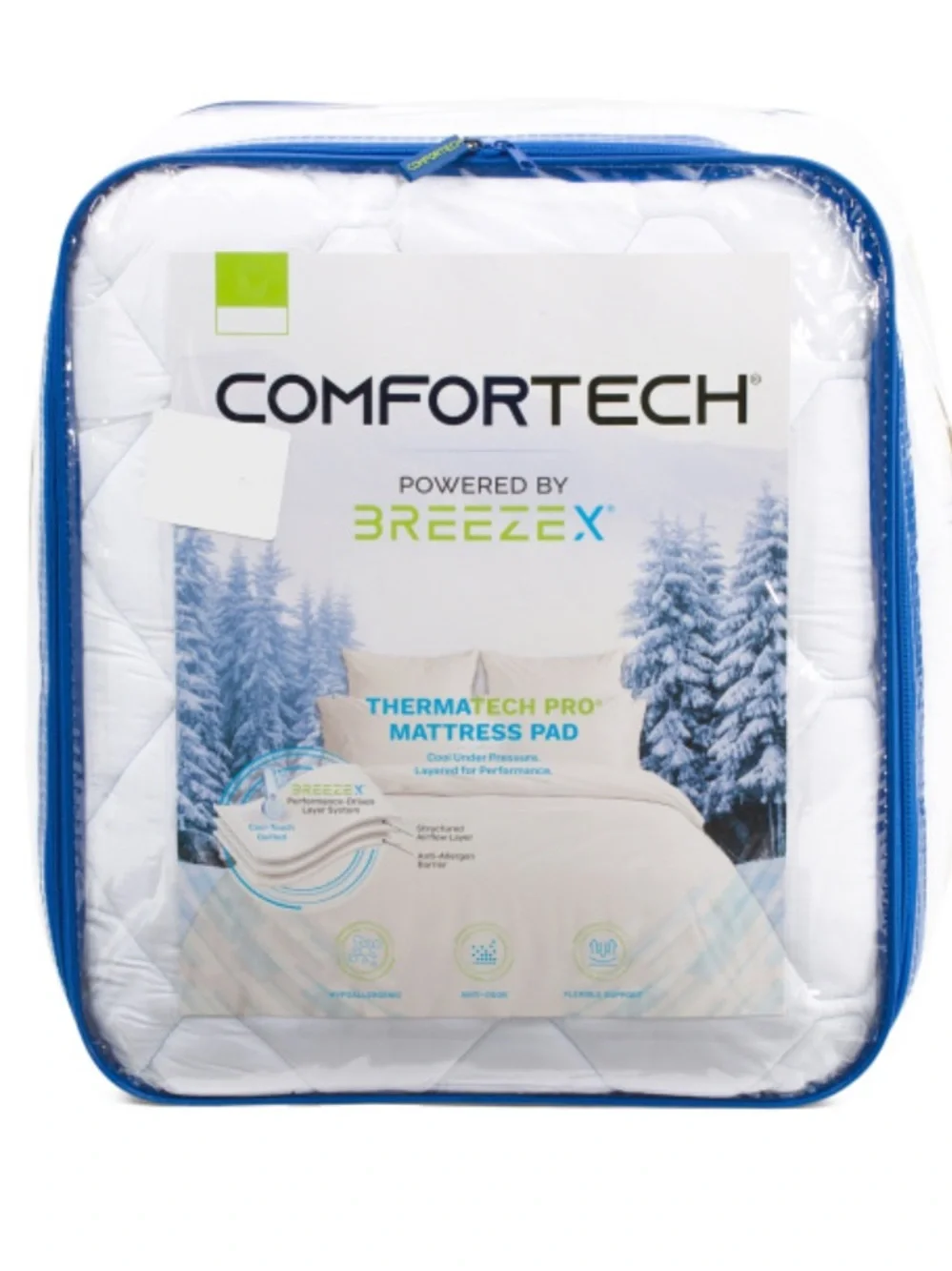 COMFORT TECH Cool Touch Quilted Mattress Pad